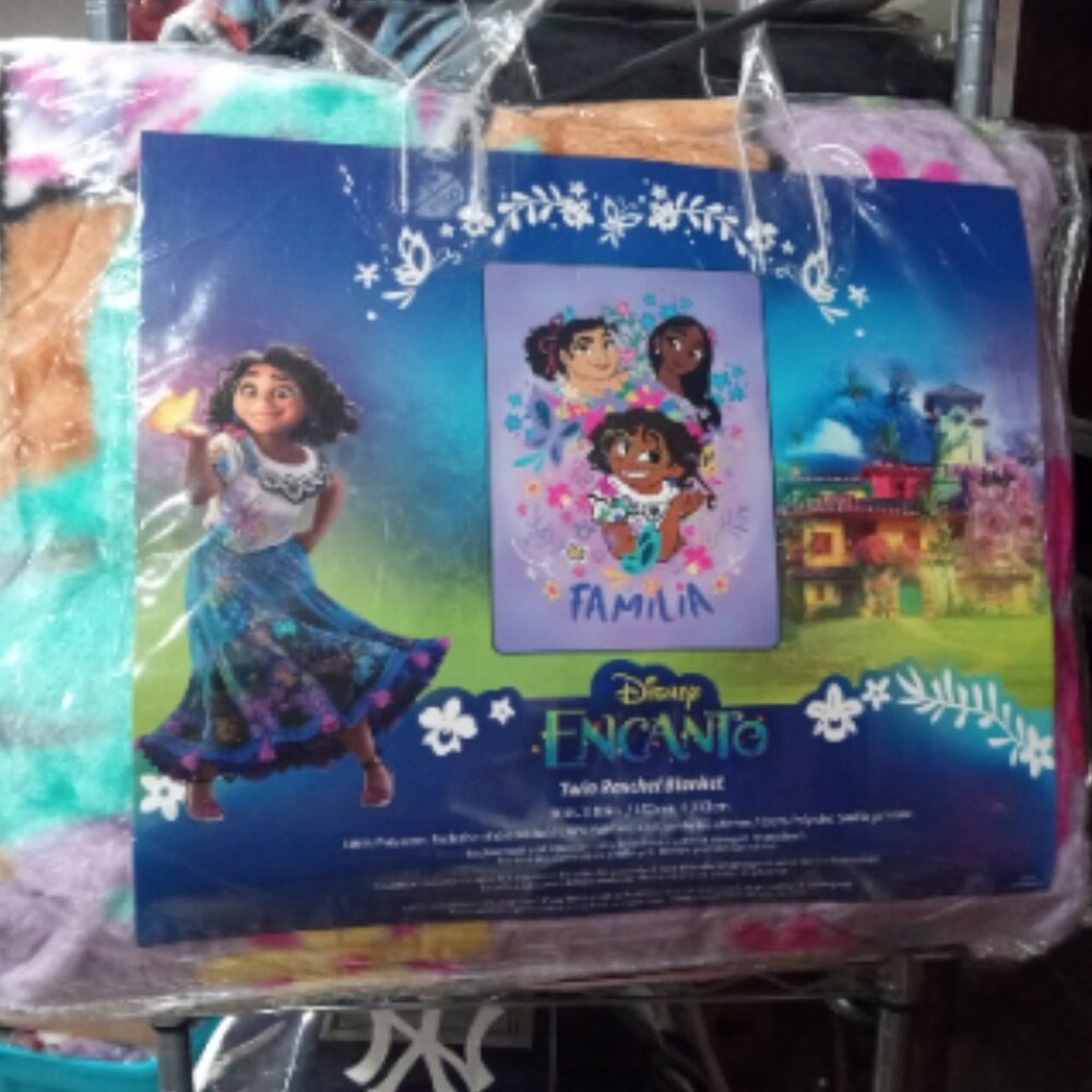 Disney Encanto Familia Twin Raschel Blanket NWT - Picture 2 of 4